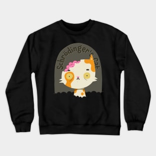 Schrodinger Zombie Cat Crewneck Sweatshirt